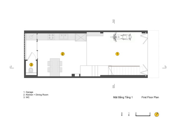 Блочный дом QT House в Ханое по проекту студии Landmak Architecture