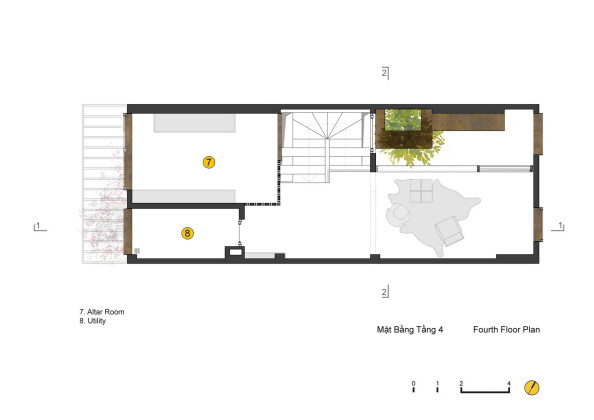 Блочный дом QT House в Ханое по проекту студии Landmak Architecture