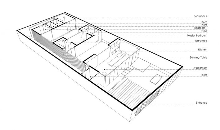 The Drawers House проект студии MIA Design Studio, Вьетнам 25